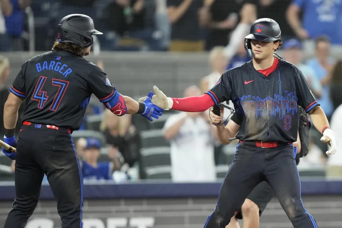 Blue jays announced they have called up Addison Barger #bluejays #mlb