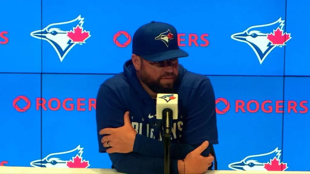 Blue Jays manager John Schneider comments on Blue Jays loss to the Phillies #bluejays #mlb