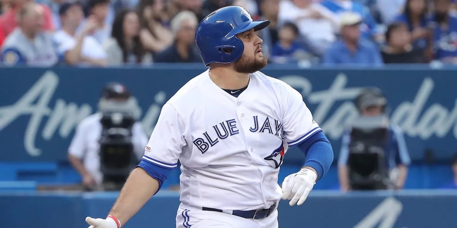 Blue Jays former slugger Rowdy Tellez is back in the MLB with the Texas Rangers #bluejays #mlb