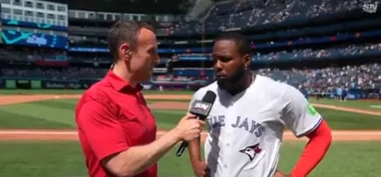Blue Jays Vladimir Guerrero Jr sends message to the rest of the MLB after win over the Giants #bluejays #mlb