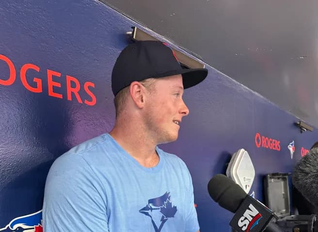 Blue Jays Louis Varland speaks on being blindsided by the trade by the Twins #bluejays #mlb
