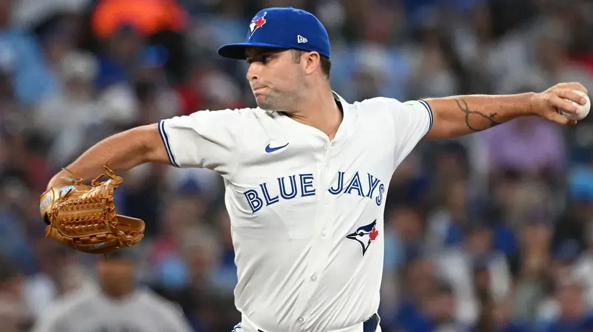 Blue Jays relief pitcher Mason Fluharty speaks after first career save against the Dodgers #bluejays #mlb