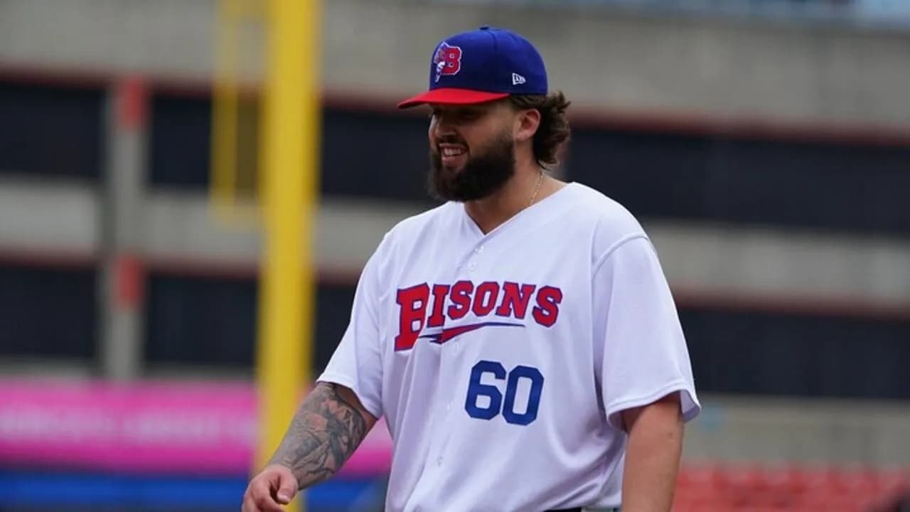 Blue Jays pitcher Alek Manoah has incredible second outing with the Buffalo Bisons #bluejays #mlb