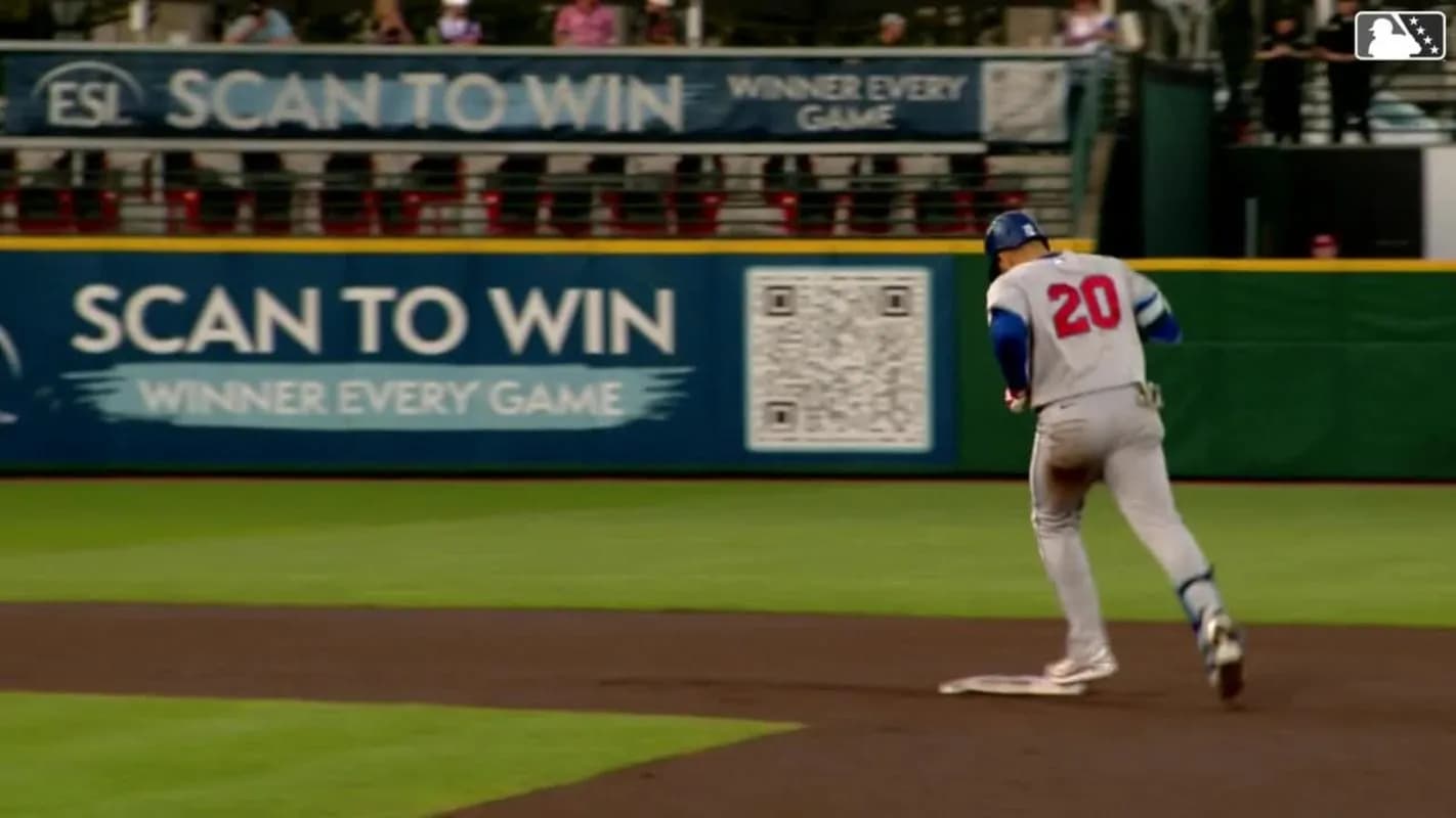 Anthony Santander hits a solo homerun in his first rehab game with the Buffalo Bisons #bluejays #mlb
