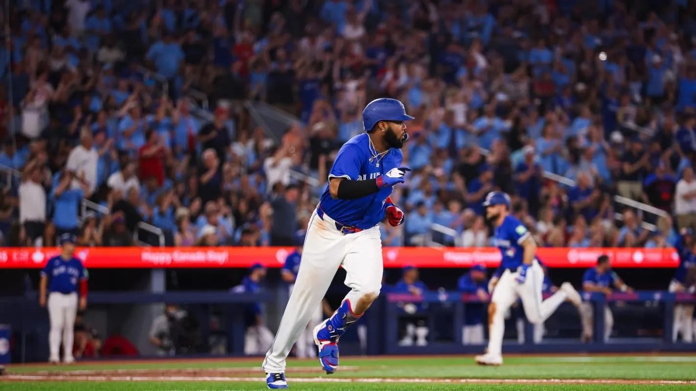 Vladimir Guerrero Jr goes viral after Blue Jays clinch #bluejays #mlb