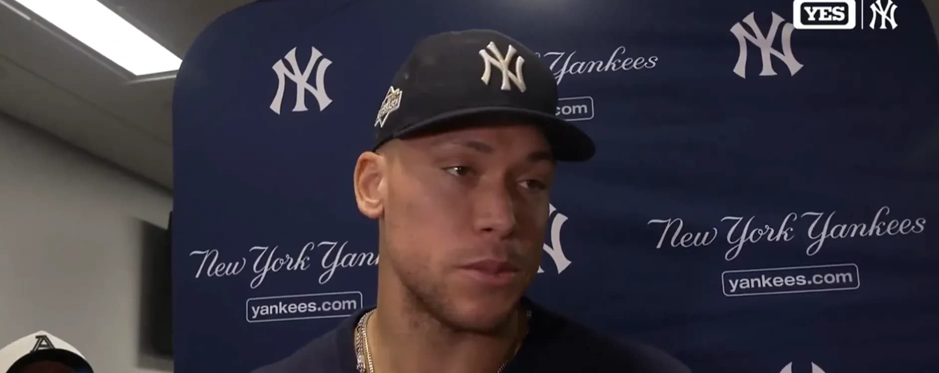 Aaron Judge speaks after loss to the Blue jays #bluejays #mlb