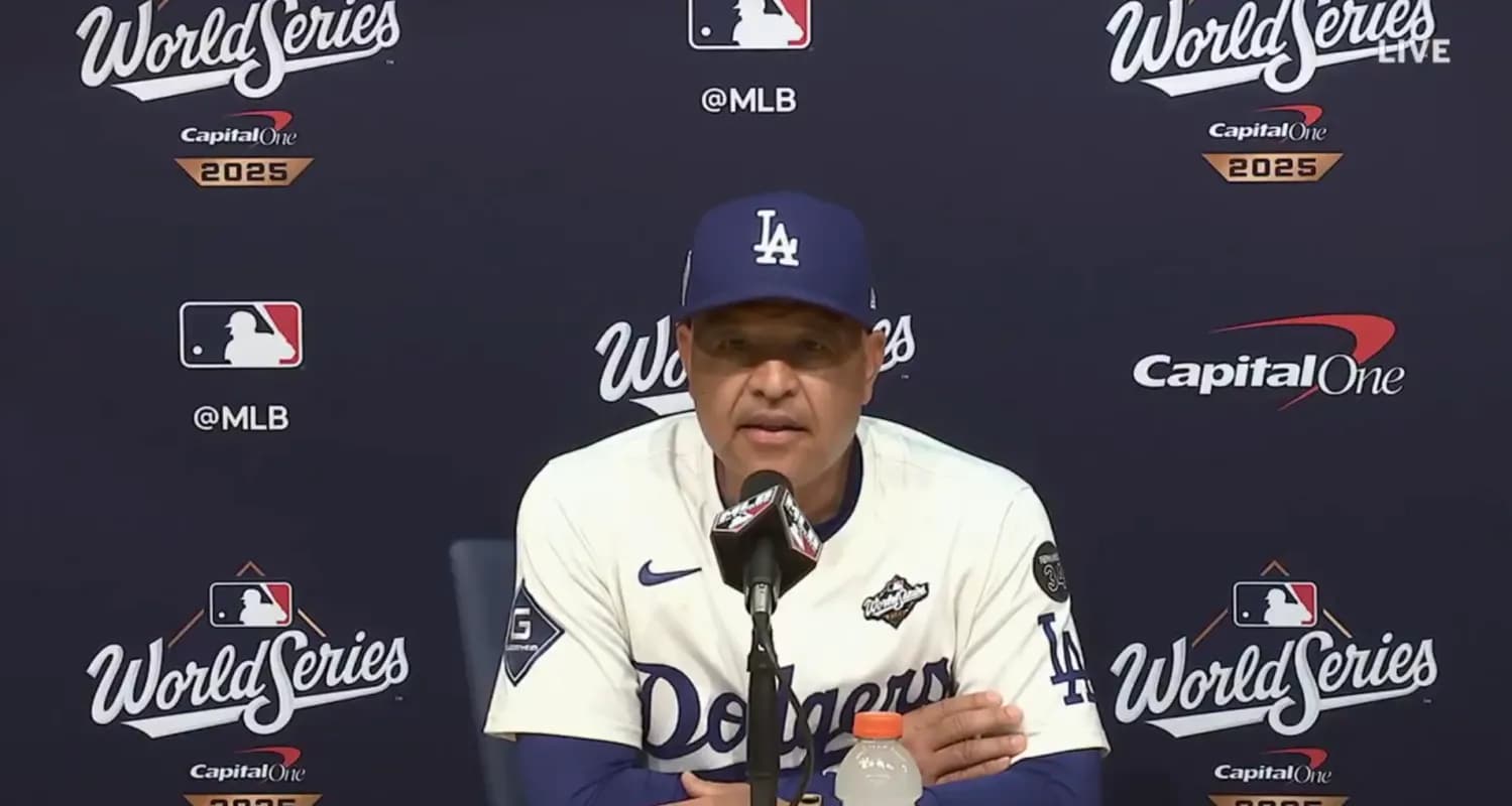 Dave Roberts sends message to the Blue Jays after loss in game 5