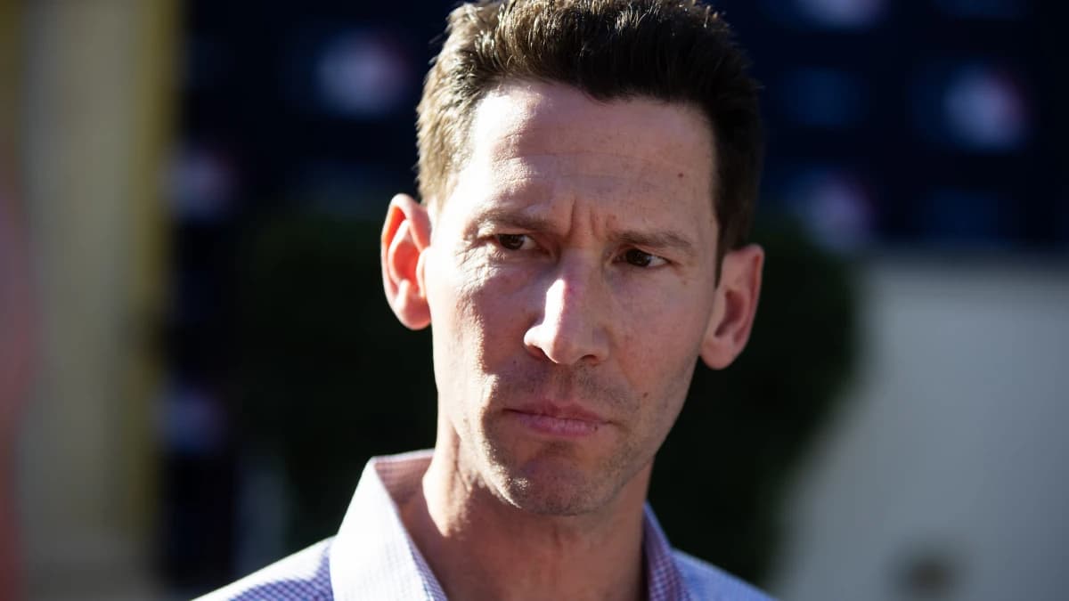 Boston Red Six chief baseball officer Craig Breslow speaks to the media during the MLB General Manager's Meetings at Omni Scottsdale Resort Spa.