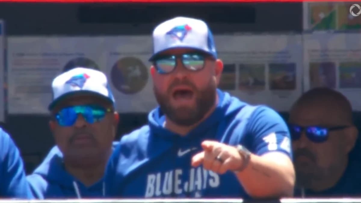John Schneider snaps at Marlins pitcher