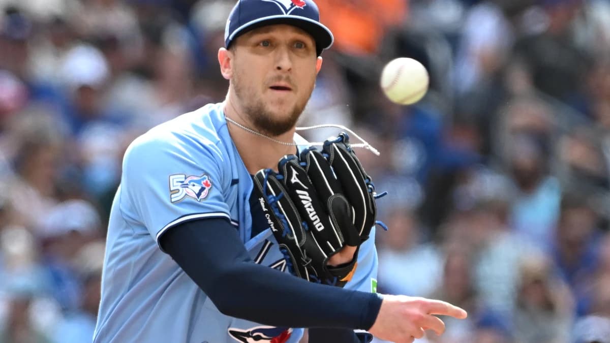 Toronto Blue Jays relief pitcher Jeff Hoffman (23) throws to first base in an attempt to pick off a Baltimore Orioles baserunner in the sixth inning at Rogers Centre.