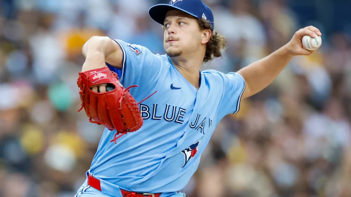 Toronto Blue Jays relief pitcher Adam Macko (64) throws a pitch during the second inning against the San Diego Padres at Petco Park.