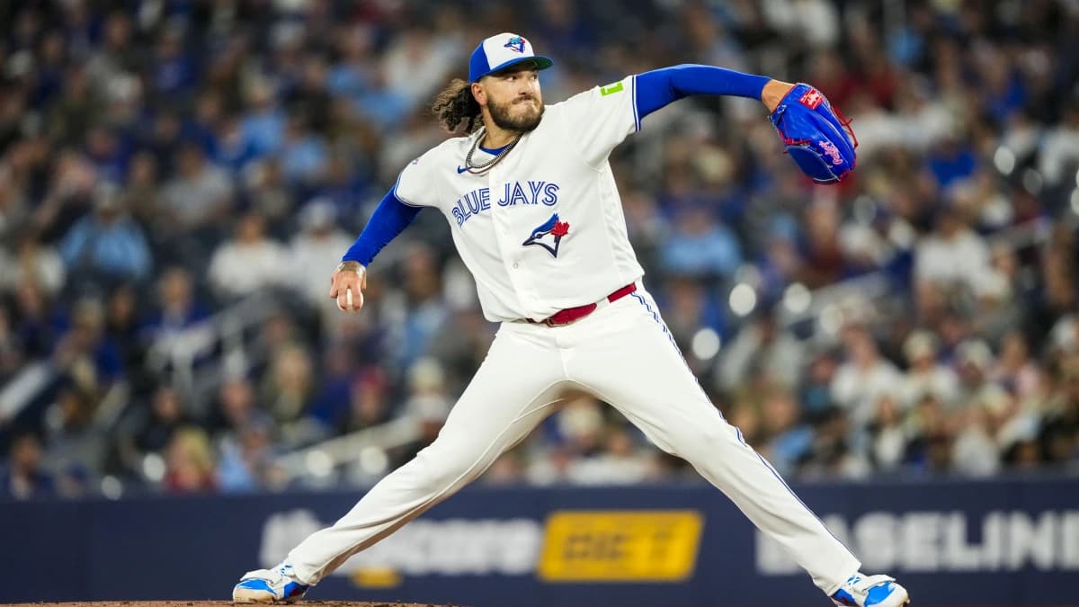 Toronto Blue Jays Cody Ponce (66) pitches to the Colorado Rockies during the first inning at Rogers Centre.