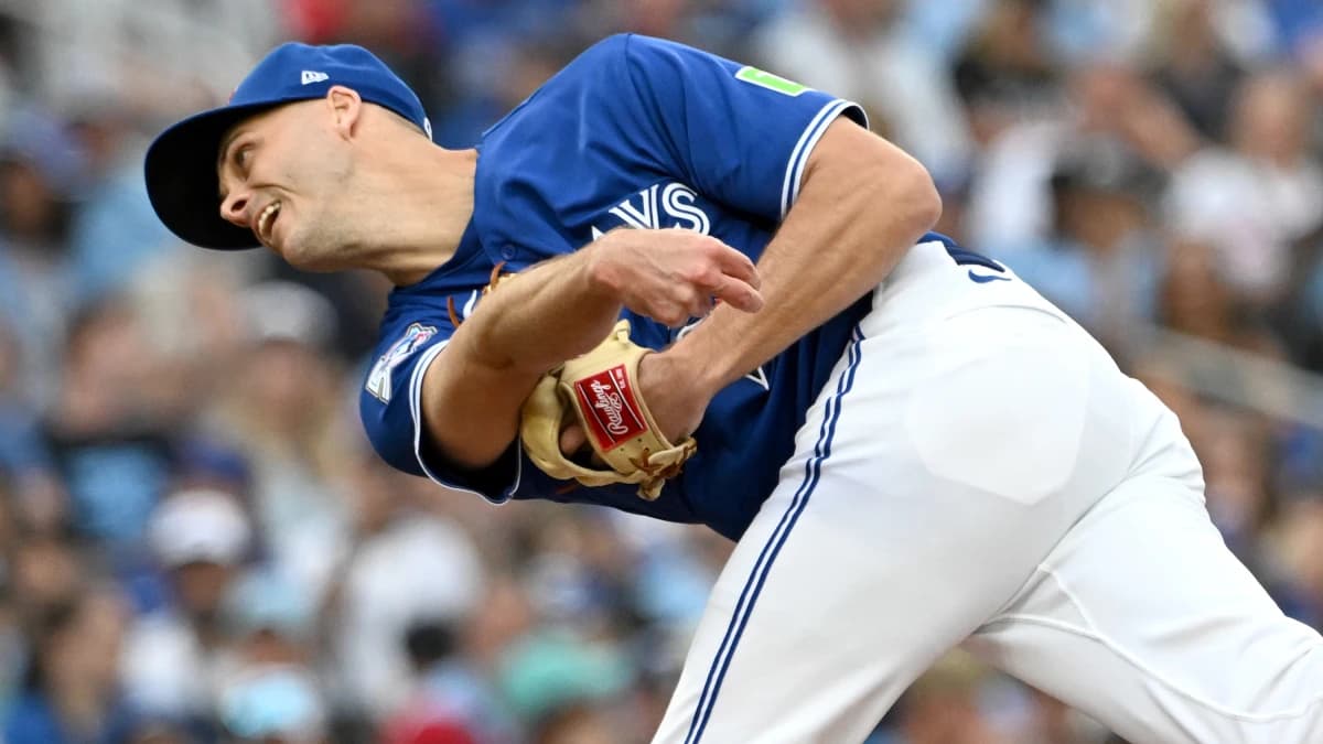 Toronto Blue Jays relief pitcher Tyler Rogers (71) delivers a pitch against the Baltimore Orioles in the eighth inning at Rogers Centre.