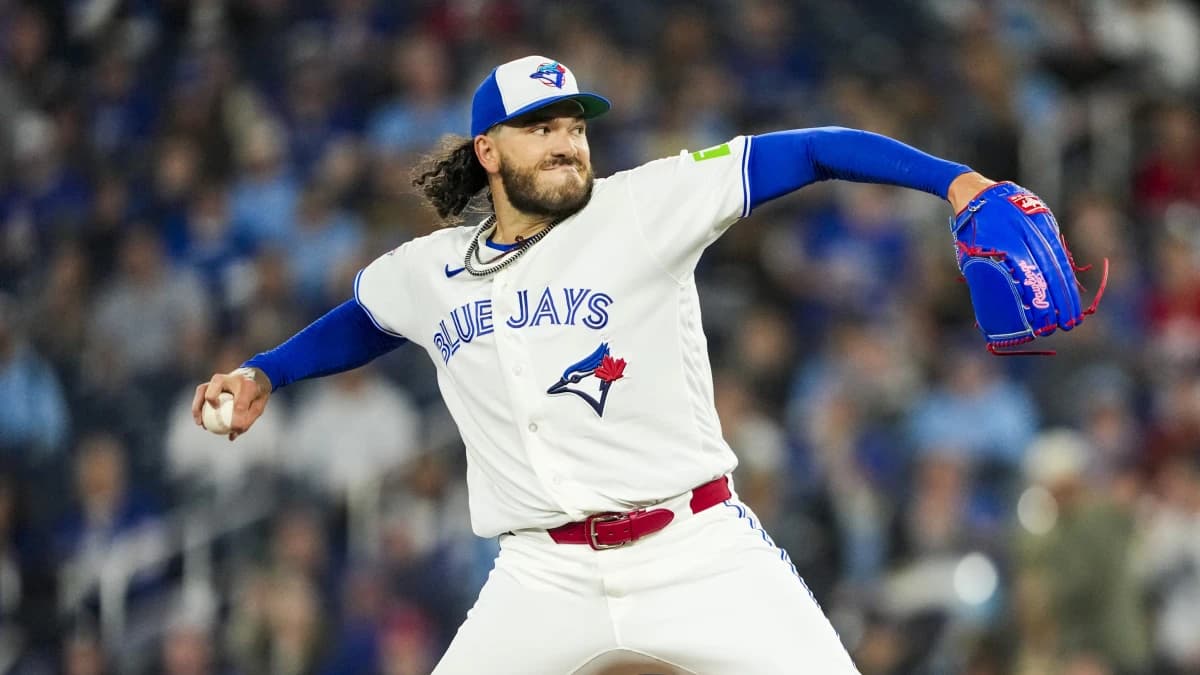 Toronto Blue Jays Cody Ponce (66) pitches to the Colorado Rockies during the first inning at Rogers Centre.