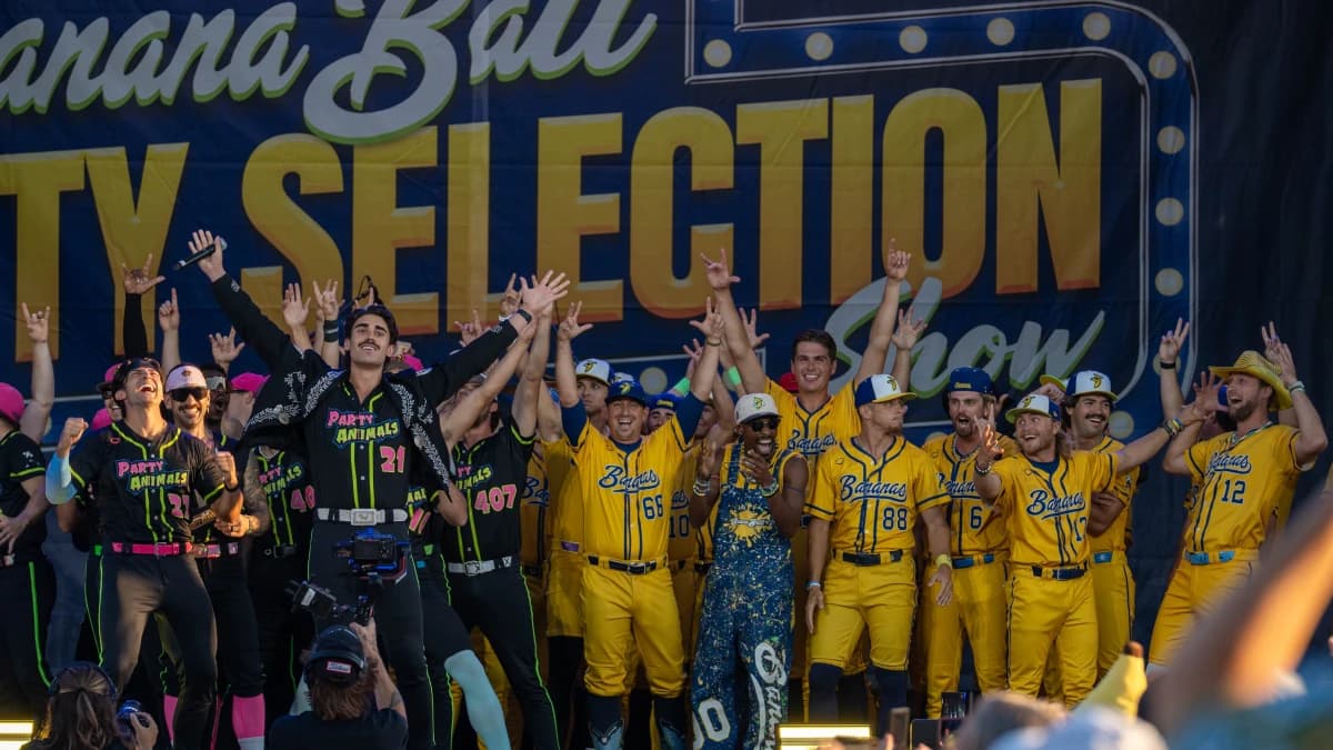 The Party Animals and Savannah Bananas announce the first international games to be played in Mexico during the Banana Ball City Selection Show on Thursday, October 15, 2026 at Historic Grayson Stadium.
