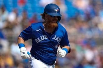 Justin Turner appears to be a bright spot in the Blue Jays lineup amidst teams offensive struggles. #JustinTurner #BlueJyas #MLB
