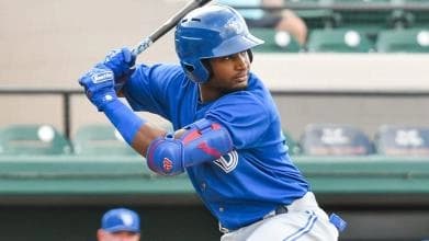 Orelvis Martinez in Spring Training.