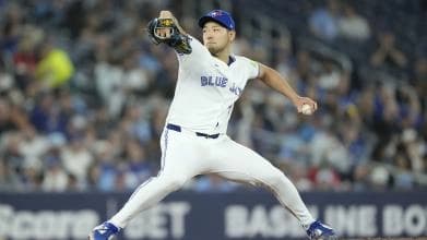 Blue Jays pitcher celebrates each win by sharing a special bottle of whiskey with teammates.