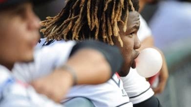 Vlad Guerrero Jr on the Bench for the Jays.