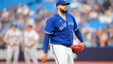 Alek Manoah roughed up in his first Major league start back with the Blue Jays.