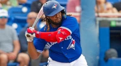 Vladdy at bat