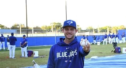 Trenton Wallace at Blue Jays Spring Training. #BlueJays #MLB