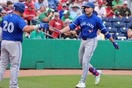 Joey Votto In Toronto Blue Jays Spring Training.