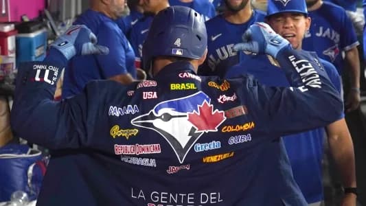 Toronto Blue Jays celebratory Home Run jacket.
