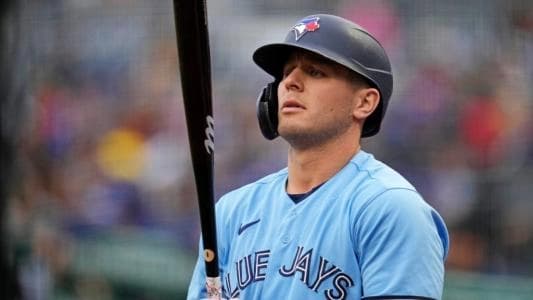 Varsho injures himself against the Guardians #guardians #bluejays