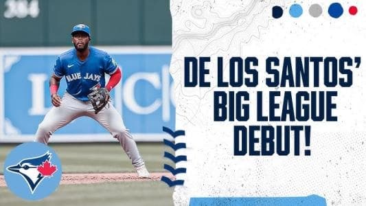 Luis De Los Santos makes his Toronto Blue Jays Debut