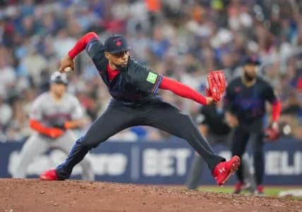 Cuas on the mound for the Blue Jays #bluejays #mlb