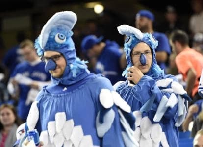 Blue Jays fans in Toronto #bluejays #mlb