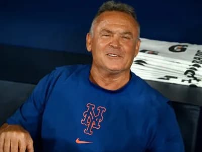 Gibbons in the Mets dugout #bluejays #mlb