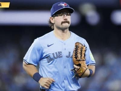 Davis Schneider with the Blue Jays #bluejays #mlb