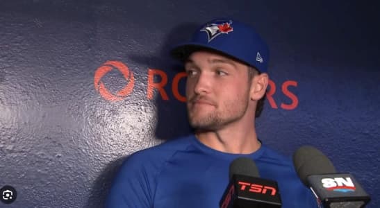 Trey Yesavage interview #bluejays #mlb