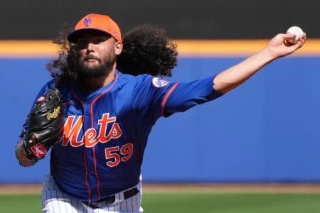 Manaea on the mound for the Mets #mets #bluejays #mlb