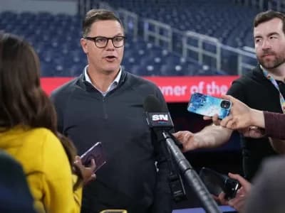Ross Atkins during press conference #bluejays #mlb