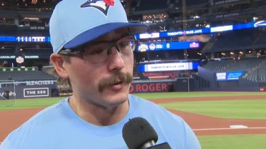 Schneider during interview #bluejays #mlb