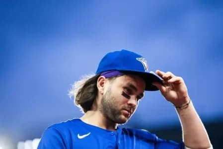 Bichette on the field for the Blue Jays #bluejays #mlb