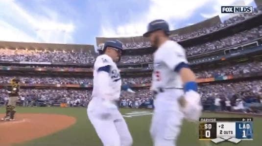 Dodgers taking heat for celebration