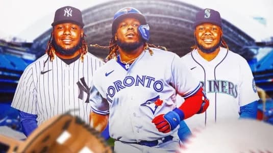 Vladimir Guerrero trade talks heating up with the New York Yankees #bluejays #yankees #mlb