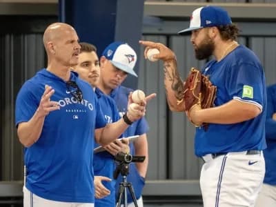 Blue Jays pitcher Alek Manoah speaks on his injury recovery #bluejays #mlb