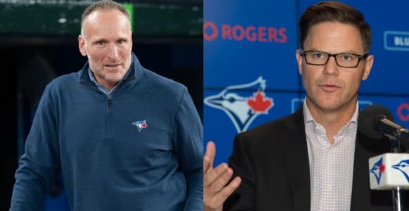 Toronto Blue Jays President Mark Shapiro and GM Ross Atkins #mlb #bluejays