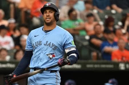 Toronto Blue Jays outfielder George Springer #mlb #sports #bluejays