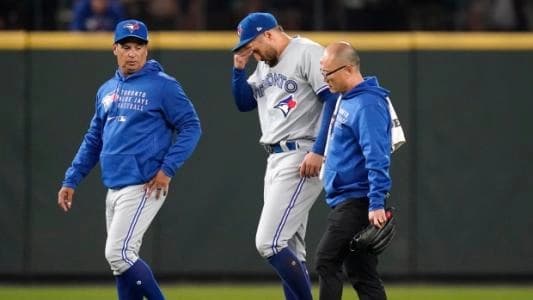 George Springer makes brief return after injury #bluejays #mlb