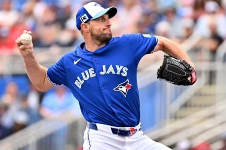 Toronto Blue Jays pitcher Max Scherzer #mlb #Bluejays