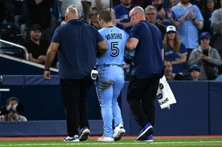 Blue Jays announce injury update on Daulton Varsho #bluejays #mlb