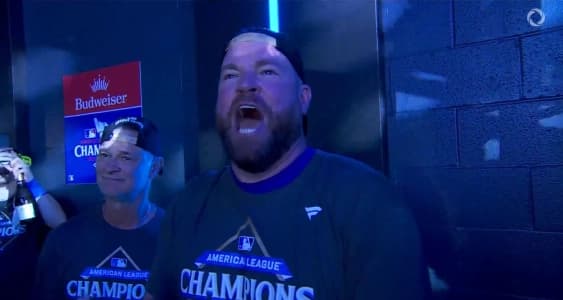 Blue Jays John Schneider gives speech after game 7 win #bluejays #mlb
