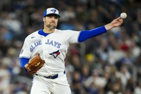 Toronto Blue Jays Brendon Little (54) throws to first base during the sixth inning against the Colorado Rockies at Rogers Centre.