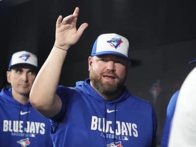 Toronto Blue Jays manager John Schneider before a game against the Athletics at Rogers Centre.